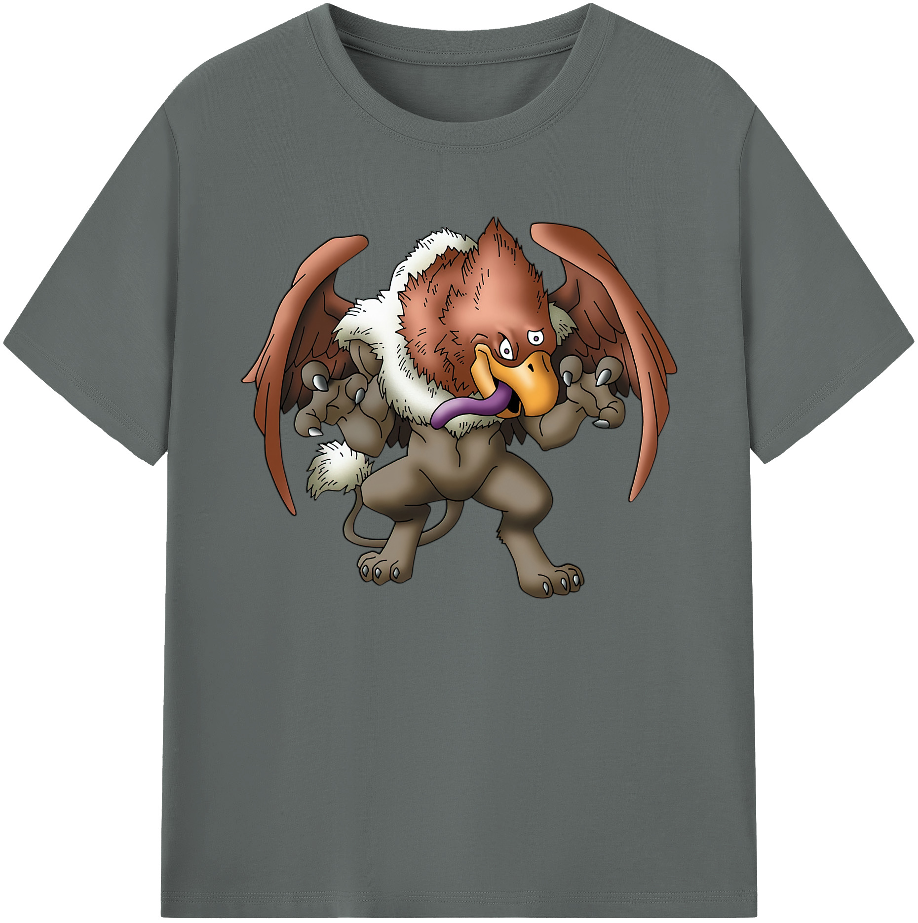 （画像用） ドラゴンクエスト Doragon Kuesuto Dragon Quest 綿100％ メンズ半袖Tシャツ｜肌触りやわらか＆通気性